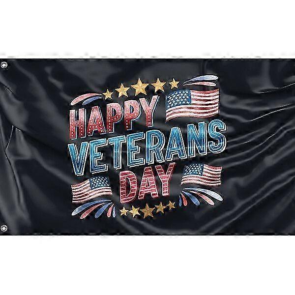 Happy Veterans Day Flag L2824
