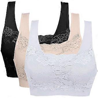 Naiset Pitsi Henki Rintaliivit Langaton Urheilu Alusvaatteet Hengittävä Seksikäs Iskunkestävä Bralettes Fitness Yoga