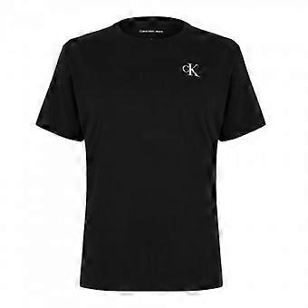 Calvin Klein Mens Mono Back Print Regular T-Shirt
