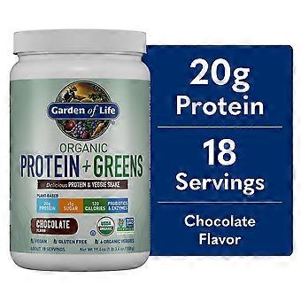 Garden of Life Organic Protein & Greens Protein Powder 20g Protein Chocolate 18 Servings