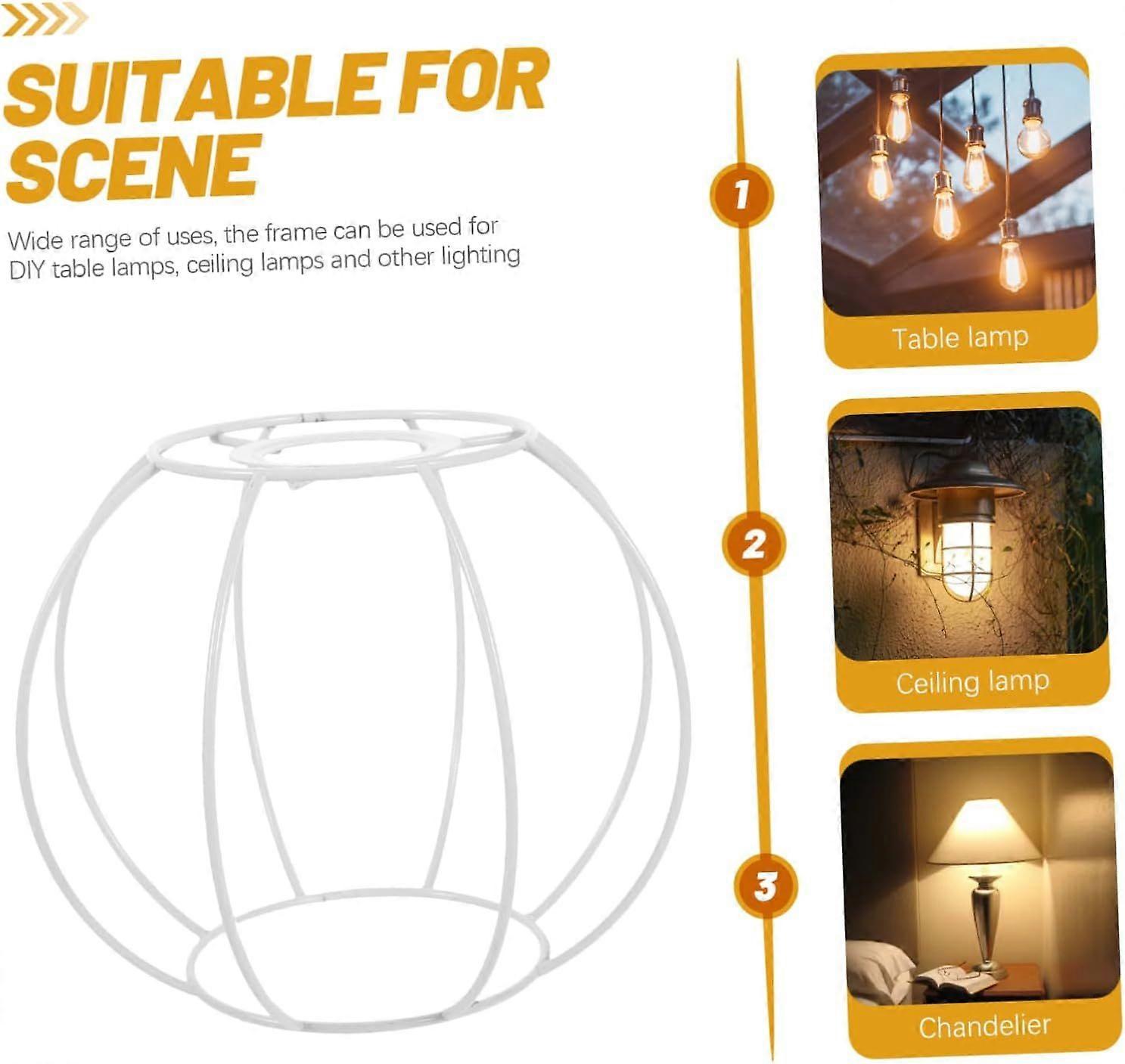 Lamp Frame for Handmade Lighting, DIY Cage, 4cm Opening