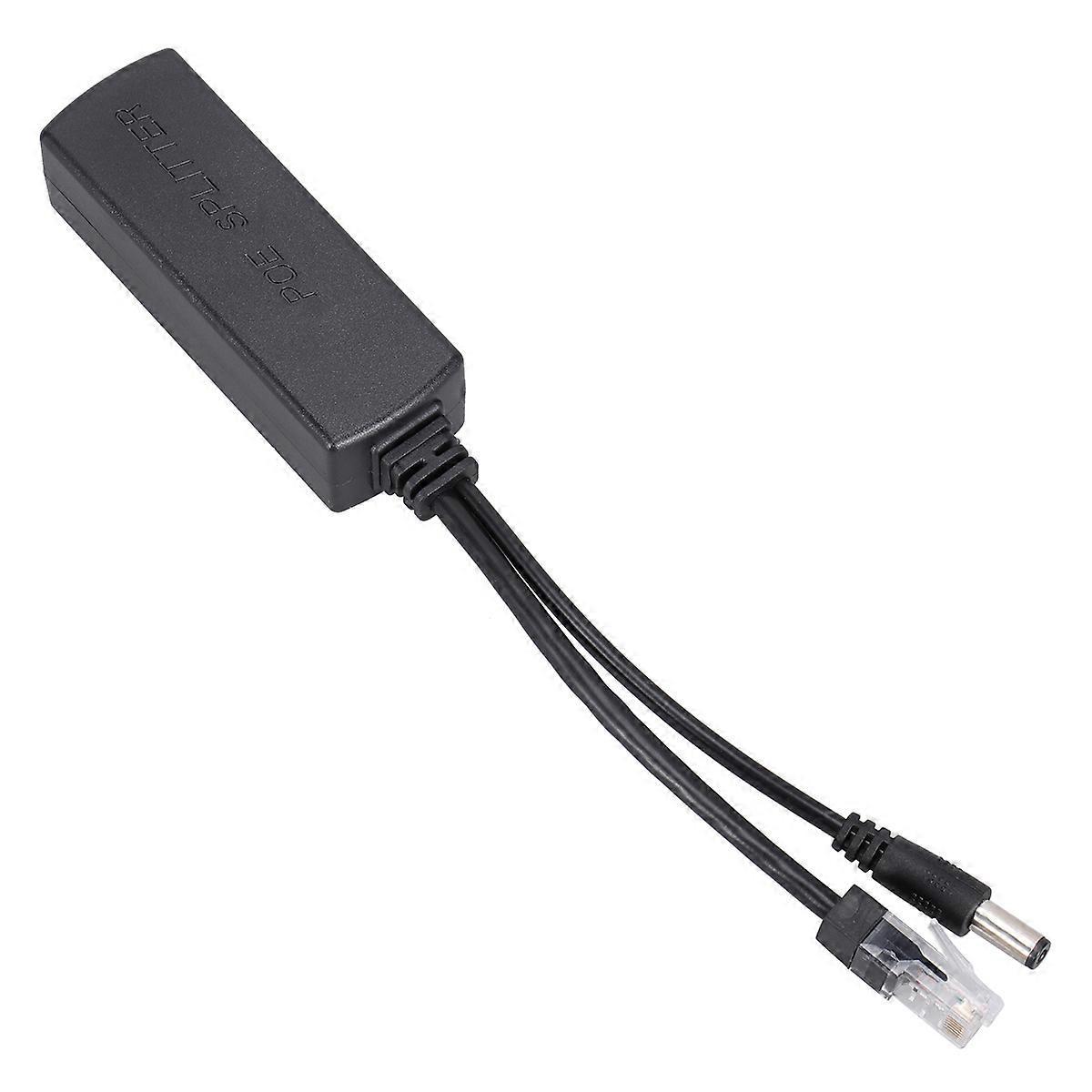 12V 2A PoE Splitter Black