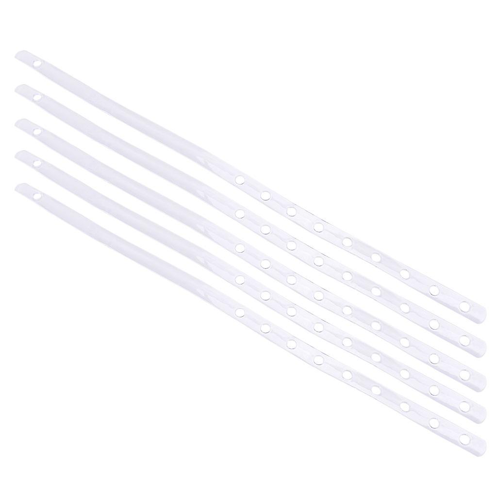 5Pcs Transparent Display Hanger Connector Strips Display Stable For Clothes Rack