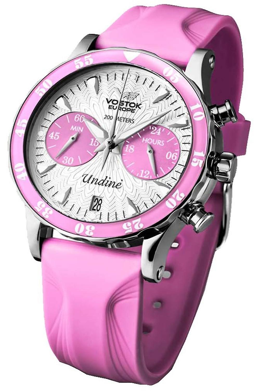 Undine Women's Analog Quartz Watch with Silicone Bracelet VK64-515A525