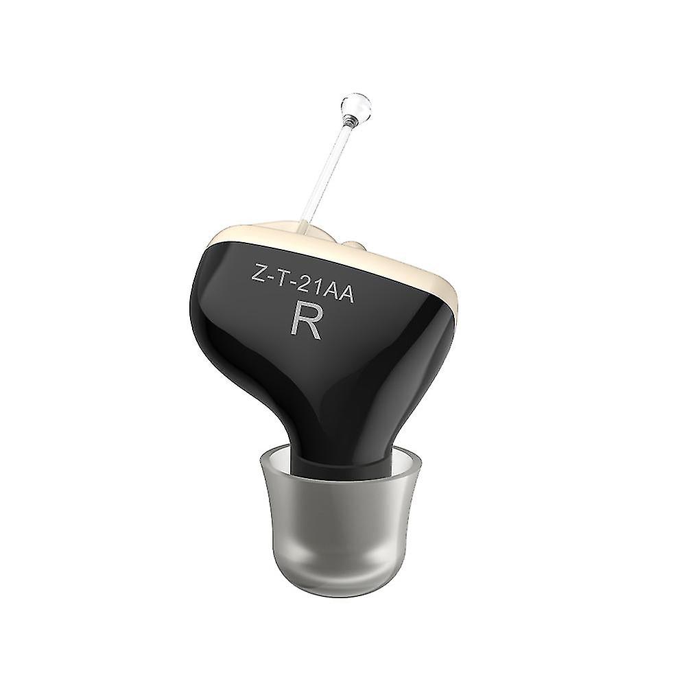 Black Right Ear Mini Inner Ear Invisible Hearing Device Cic Digital Volume Adjustable Sound Amplifier