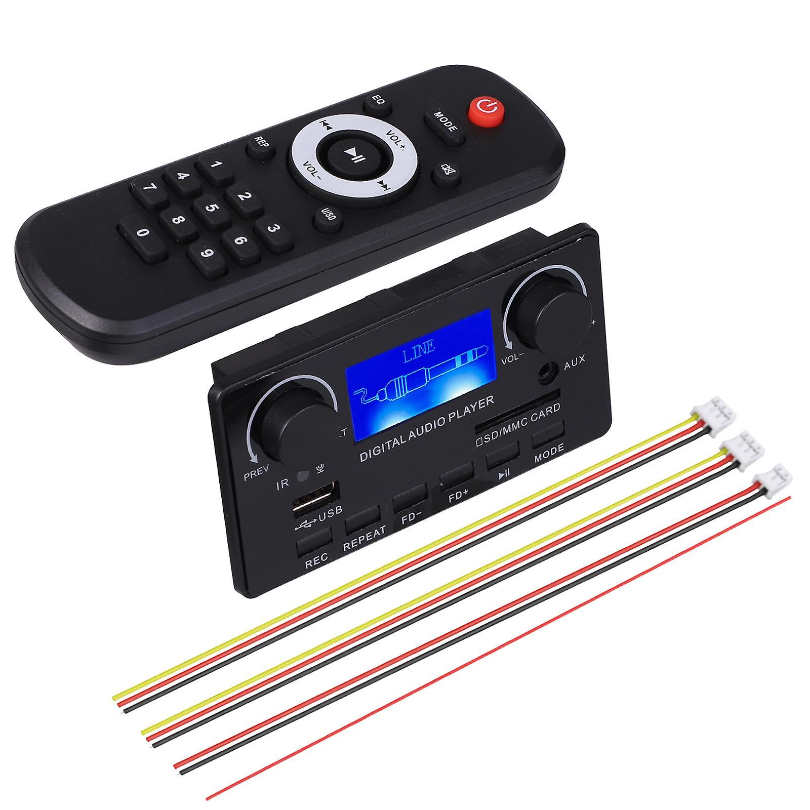 blueteeth 5.0 MP3 decrypt Board auto Display MP3 WMA WAV AP Player