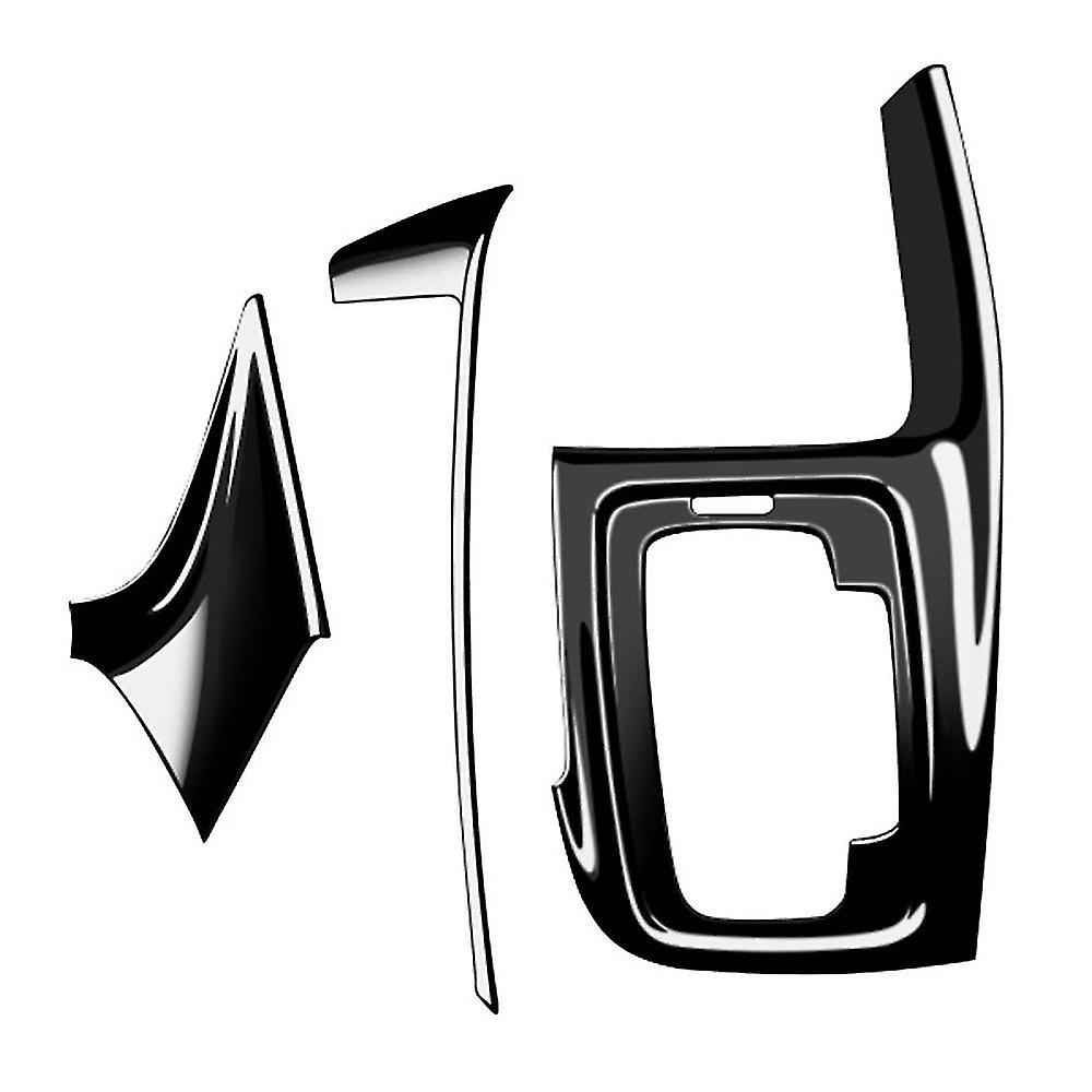 3pcs Glossy Black Central Gear Panel Control Panel Decal Interior Modification For -v Vezel 2021 20