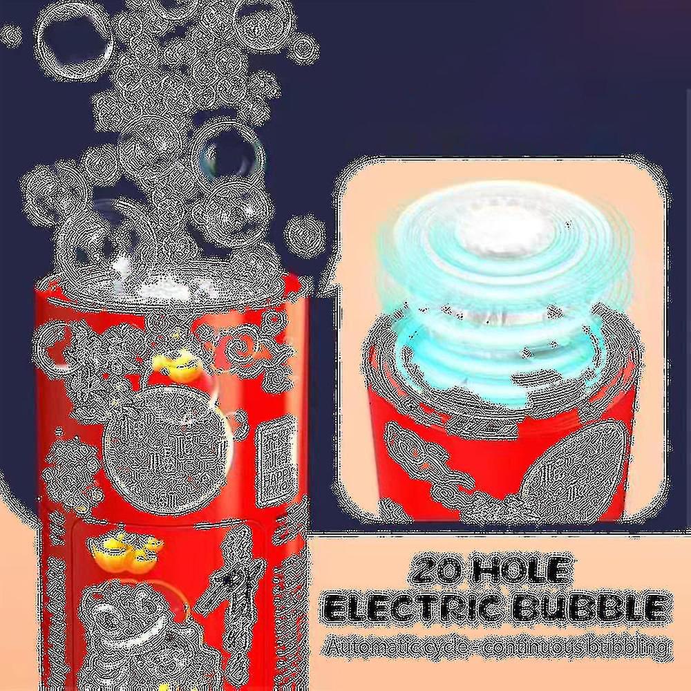 Machine à bulles de feu d'artifice du Nouvel An Automatique Firework Bubble Maker Multi-trous Énorme quantité Bubble Blower