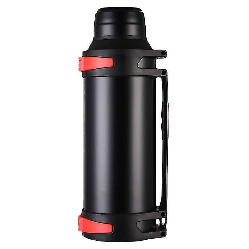 2000-4000ml stor termos flaske vakuumflasker rustfritt stål isolert vann termisk kopp med stropp 48 timers insalation