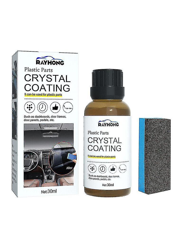 Plastic Parts Crystal Coating, Easy To Use Car Refresher, Great Gloss Protection