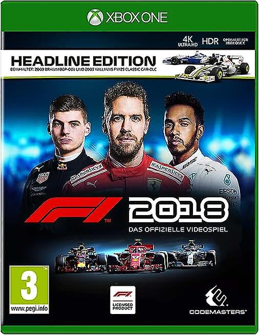 F1 2018 Headline Edition [Xbox One] [PEGI-AT] - New & Sealed
