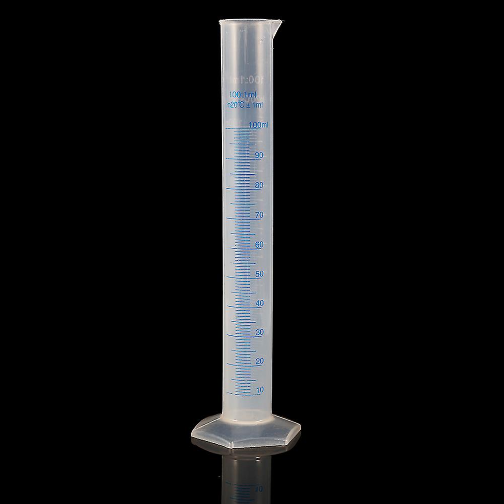 Measuring Tools Glass 100ml Plastic Graduated Cylinder Corrosion Resistance