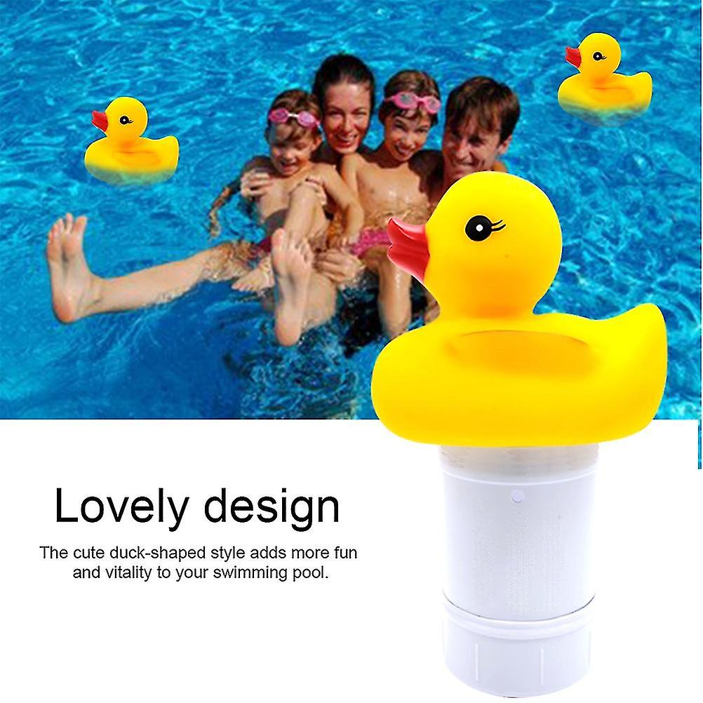 Pool Cleaner Automatic Swimming Pool Chlorine Duck Shaped Floating Dispenser for Spa Pool