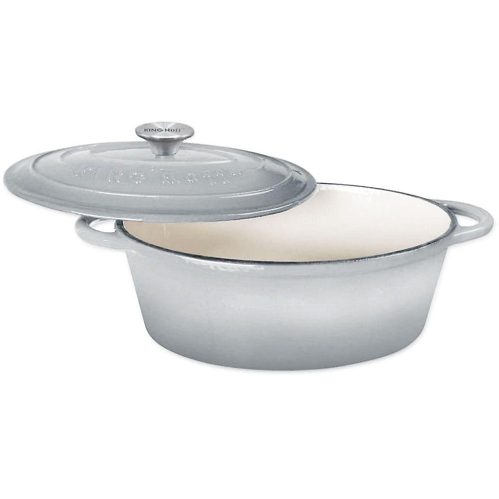 Kinghoff enameled cast iron roasting pan 33cm 6.2l KH1613