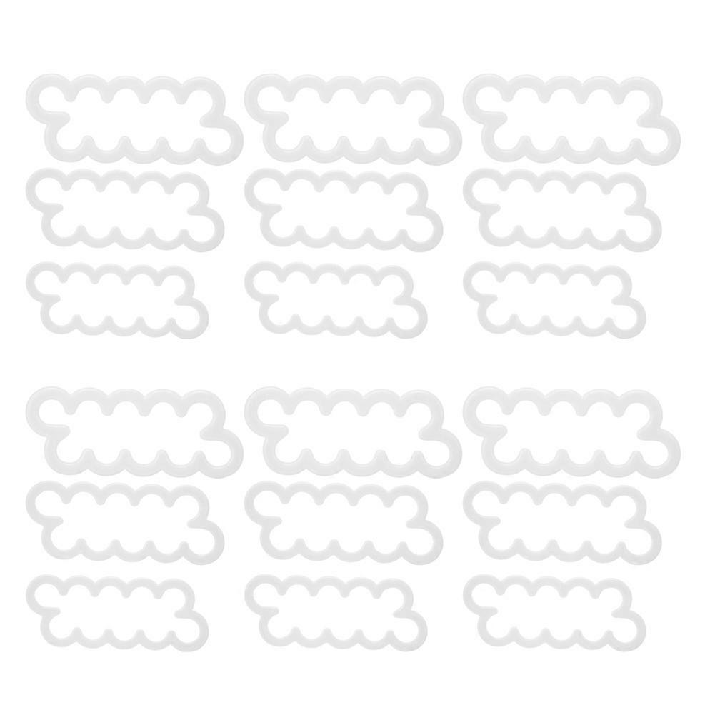 Set of 18 Rose Shaped Cookie Cutters for Cake Decorating and Fondant