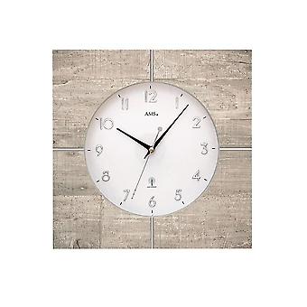 AMS - Wall Clock - Radio - 5547