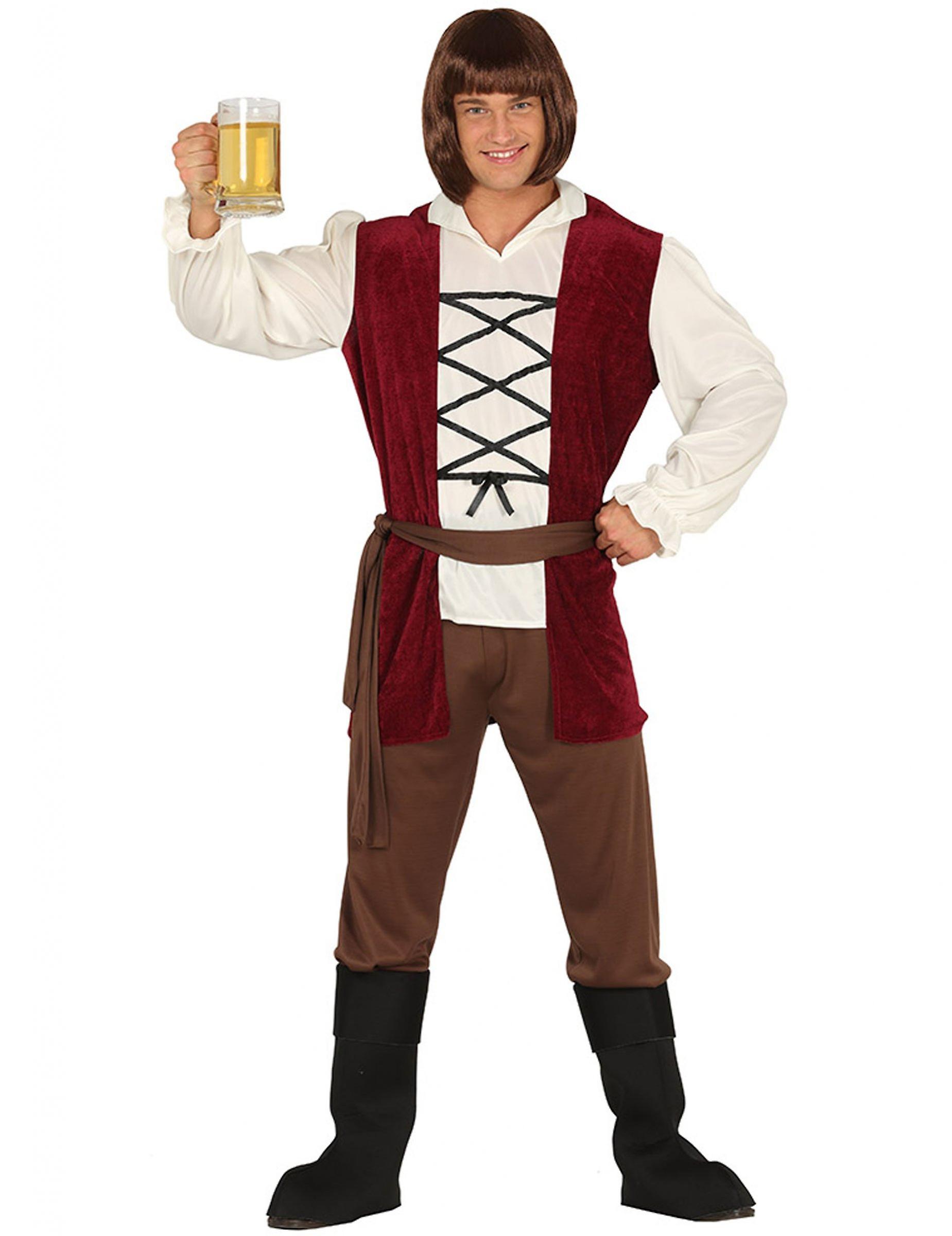 Medieval taverndress man disguise
