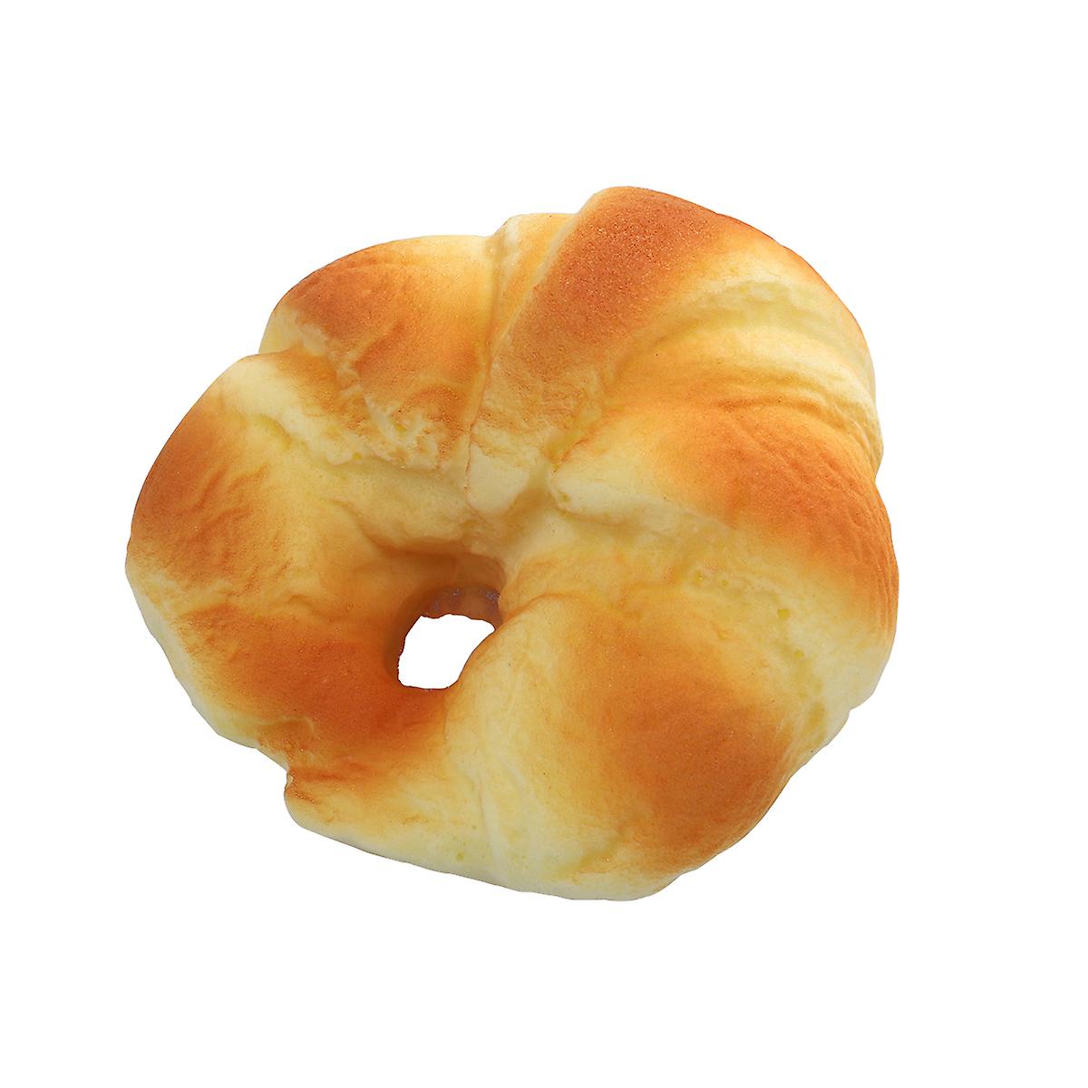 Fake Bread Artificial Bread Simulation Food Model Decoration Kitchen Prop (Flat Bread)