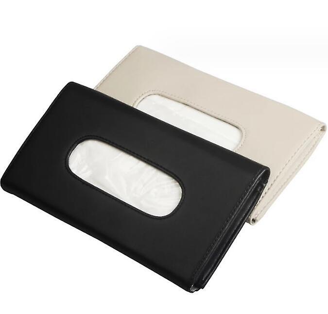 Leather Car Hanging Tissue Box
