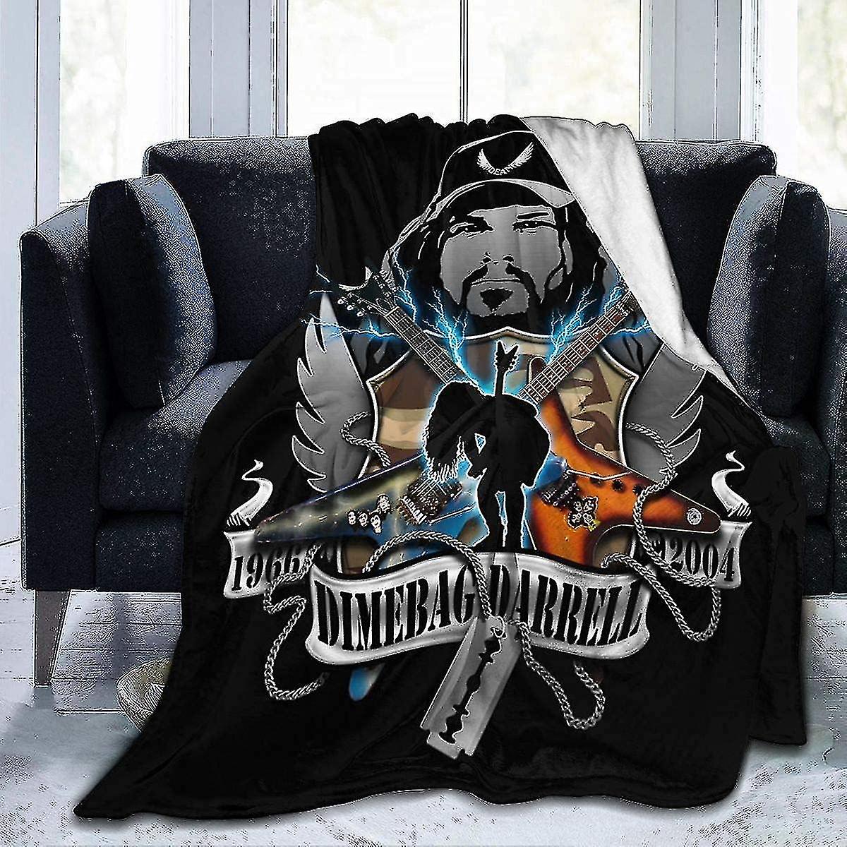 Dimebag Darrell Ultrasoft Micro Fleece Flannel Blanket Soft Warm Throw Blanket Cozy Lightweight Plush Blanket For Couch Sofa Beds-l105