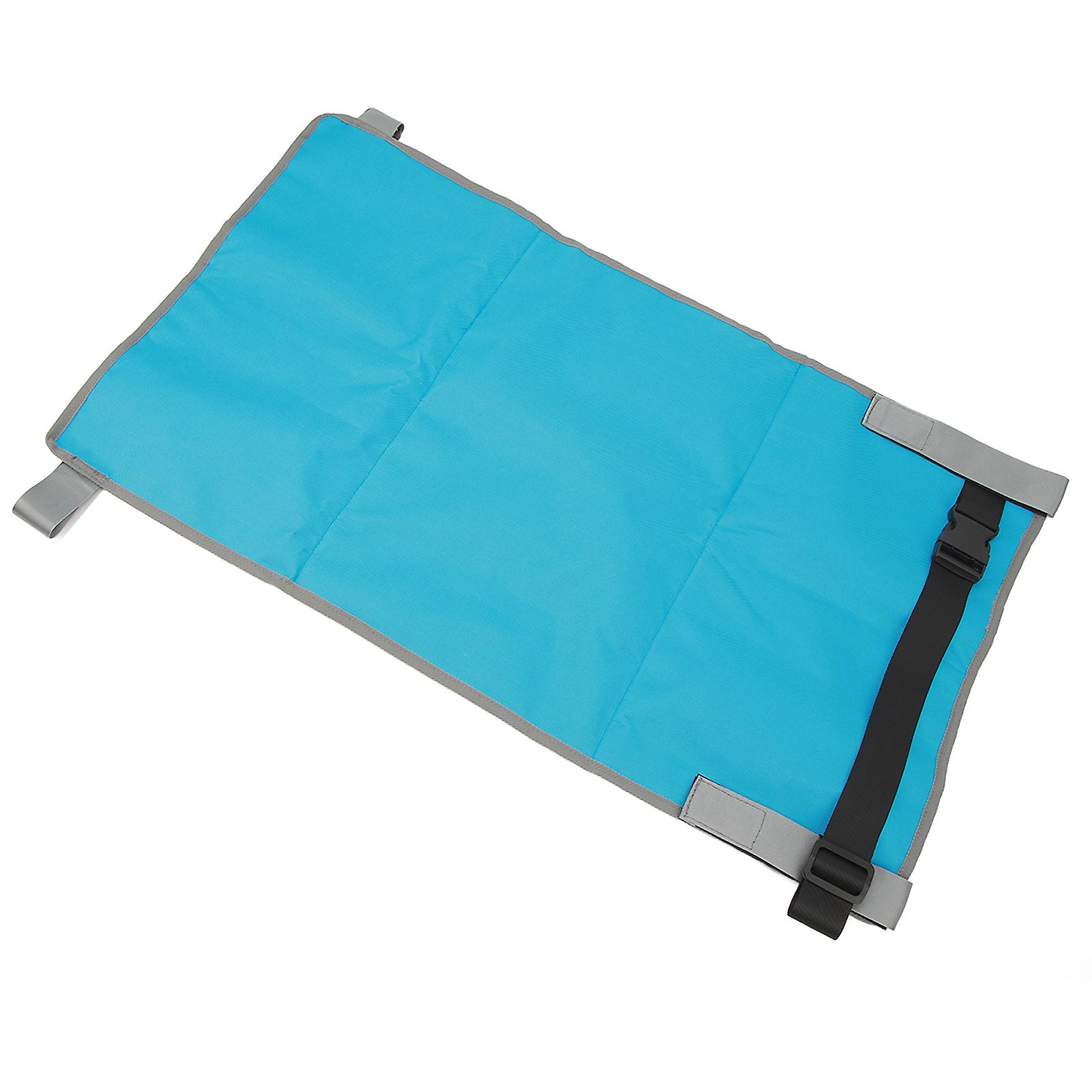 Toddler Airplane Seat Extender 77.5x44cm Foldable Sky Blue