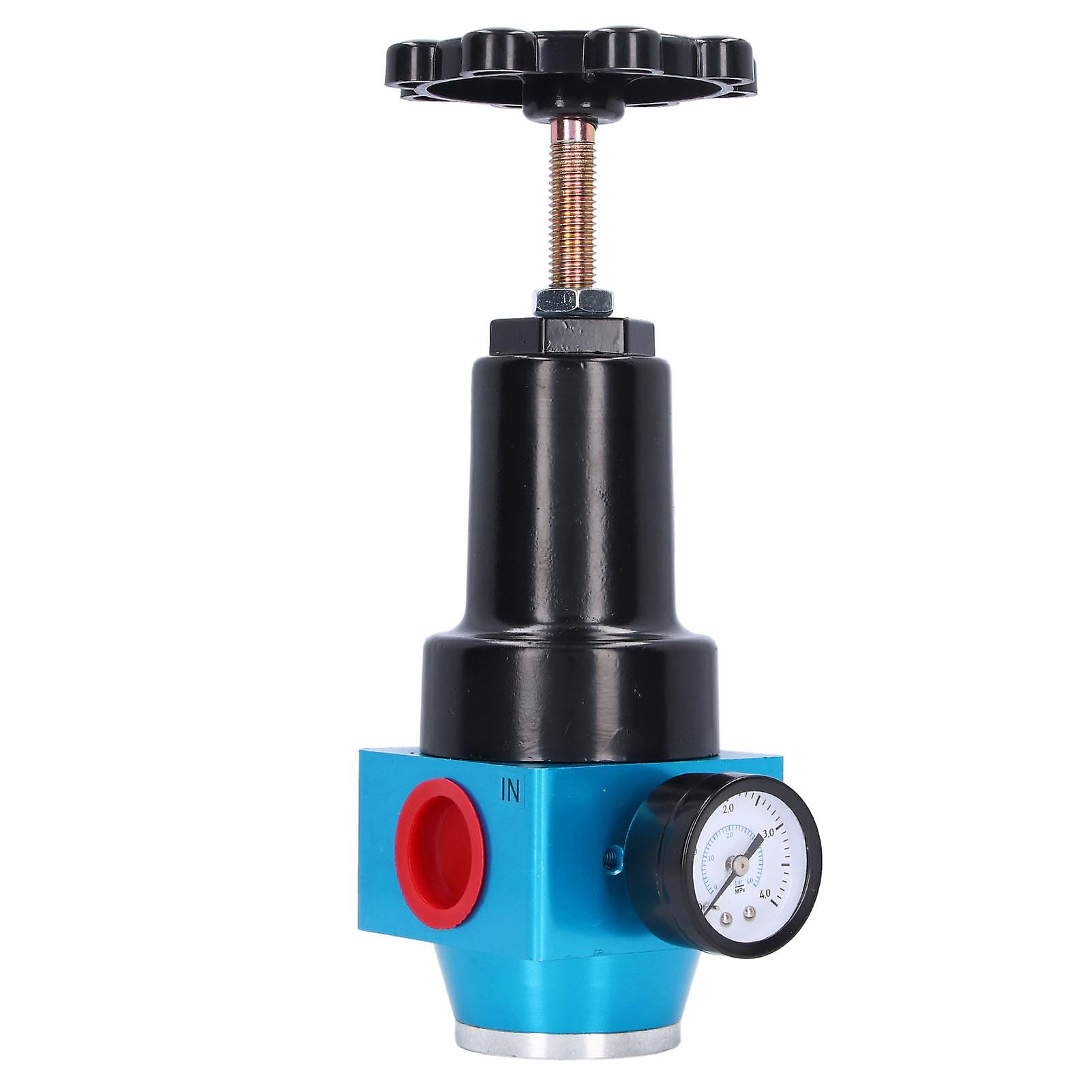 Air Pressure Regulator Medium Pneumatic Reducing Valve Regulating Control GaugeQTYH‑25 G1