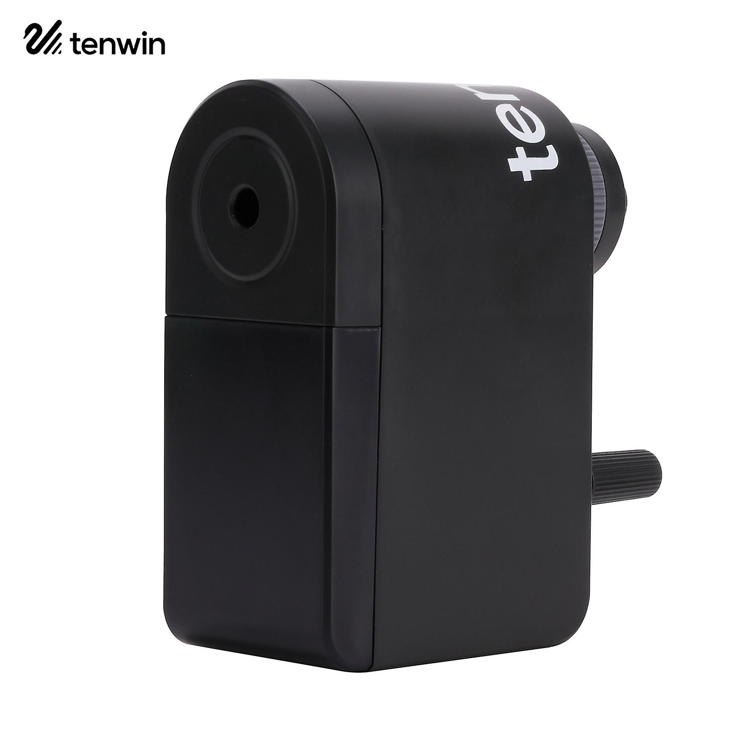 tenwin Manual Pencil Sharpener Hand Crank Pencil Sharpener Adjustable Sharpness for 6.5-8mm Pencil f