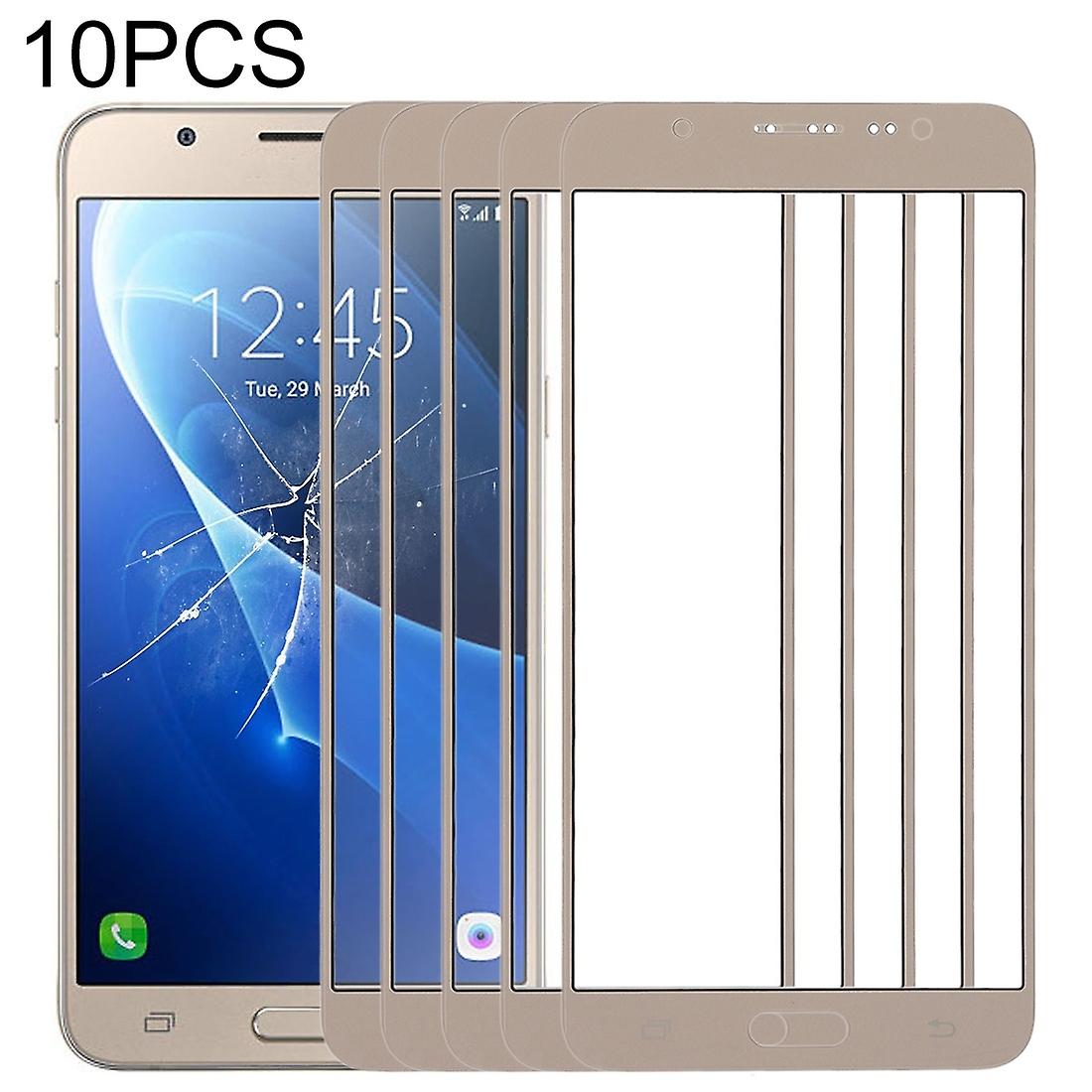 10 PCS Front Screen Outer Glass Lens for Galaxy J7 (2016)