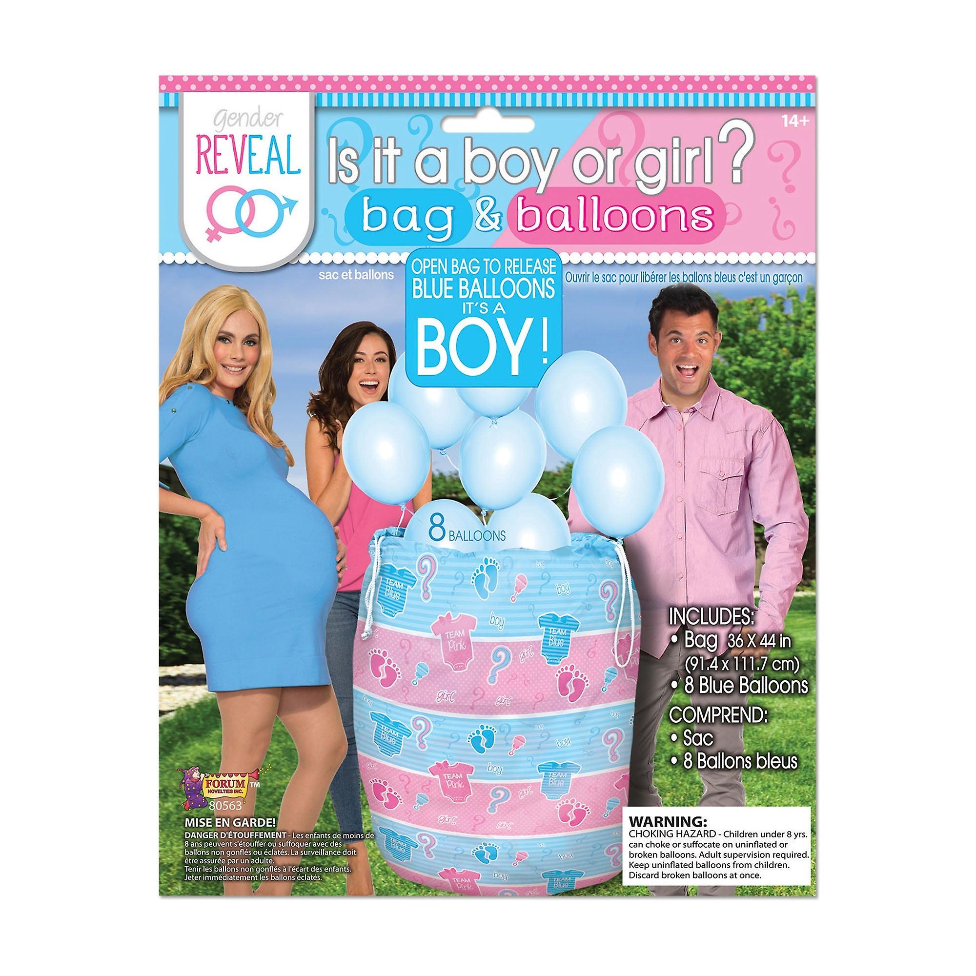 Gender Reveal Balloons Blue X80563
