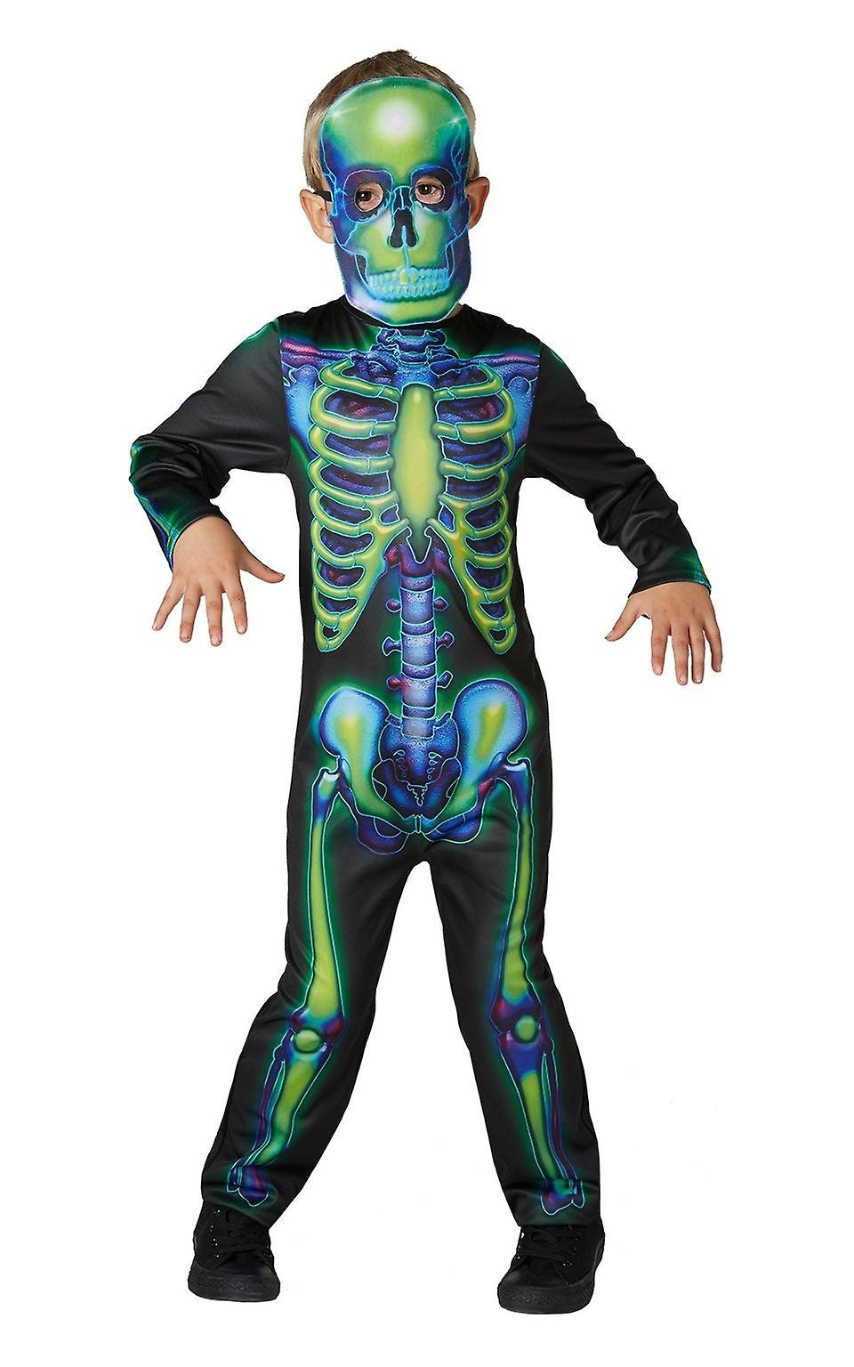 Neon Skeleton Costume 630707l