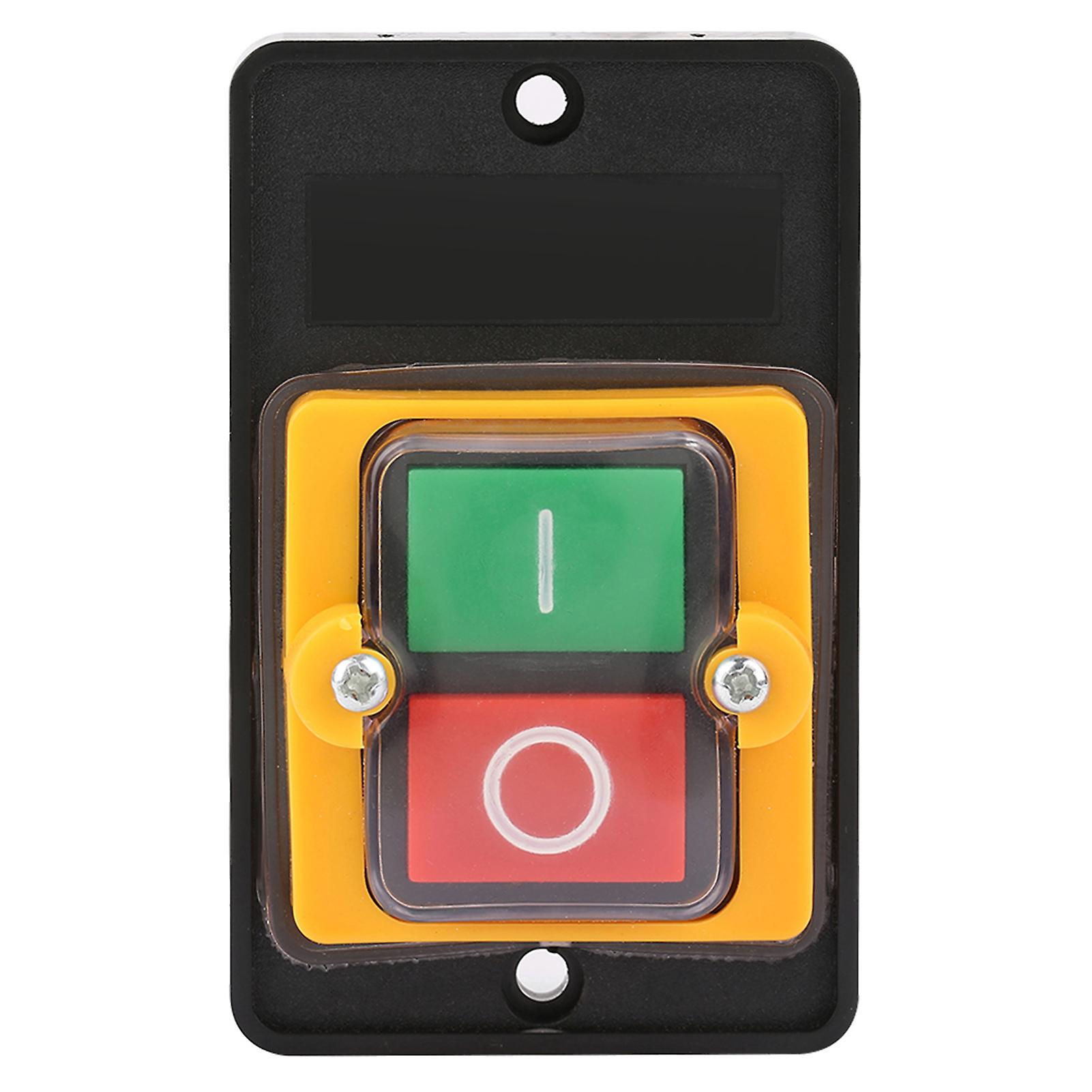 AC220V/380V 10A Waterproof ON/OFF Pushbutton Switch Push Button