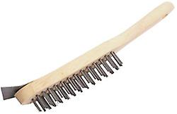 Draper 31573 290mm 4 Row Wire Scratch Brush With Scraper