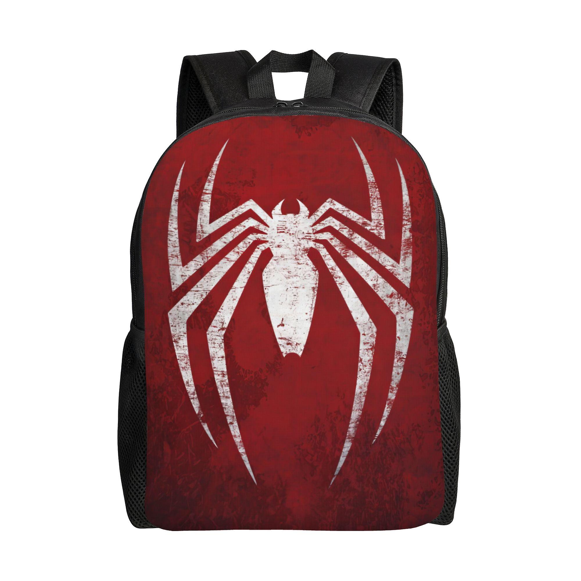 Spider Man Backpack, Adult Kids Simple Lightweight Casual Backpack for Children Student, Travel Backpack Laptop Backpack for College Work Camping