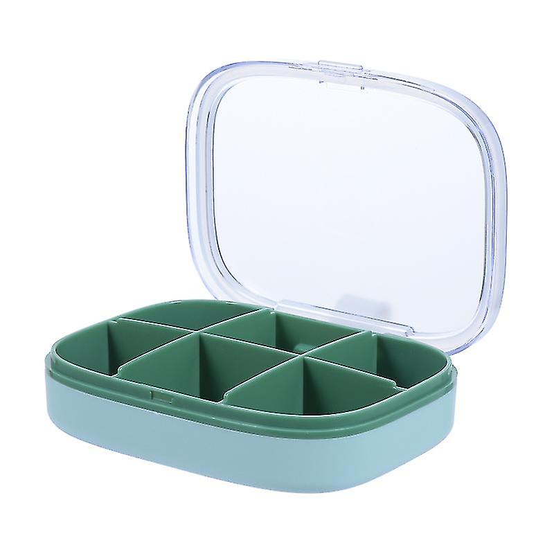 1pcs 6 Grids Pill Storage Box