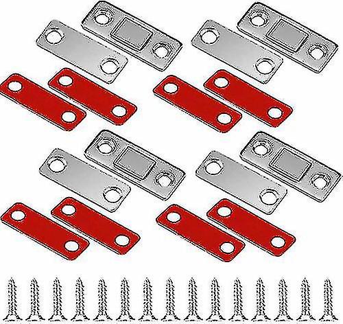 4-pack Magnetic Lock Cabinet Door Closer Utility