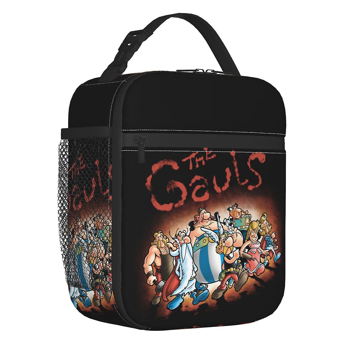 Gaul Wars Resuable Lunch Boxes Women Multifunction Asterix And Obelix Cooler Thermal Food Insulated Lunch Bag Office Work
