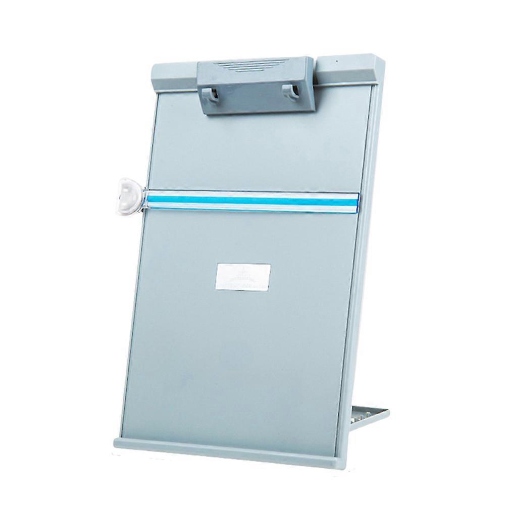 Desktop Book Stand Students Reading Rack Convenient Book Holder (Light Grey)