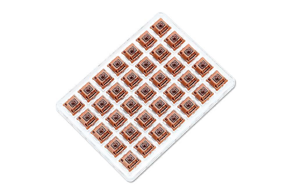 35pcs Gateron Cap V2 Gold Borwn Milky Brown Switch Extras 5pin Rgb Tactile 55g Mx Stem Switch For Mechanical Keyboard 60m