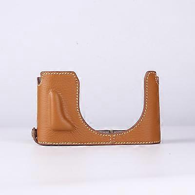 ライカQ2ハンドグリップ保護スリーブボックスハンドルベースコレクション用レザー牛革バッグボディケース用手仕事フォトカメラ