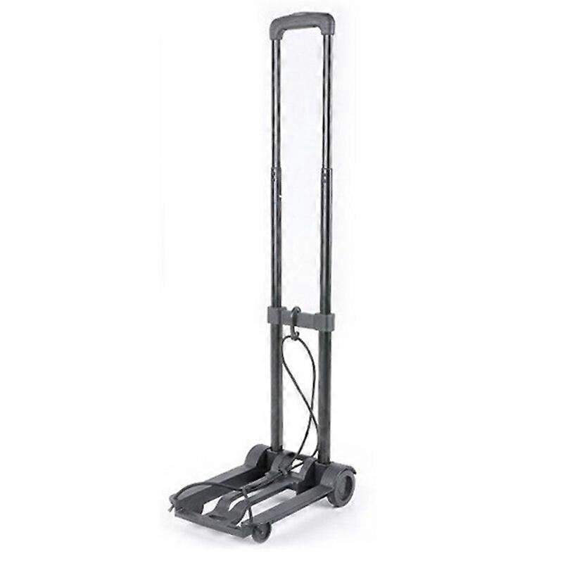 Folding Hand Truck, Heavy Duty Solid Construction Utility Cart For Luggage, Lightweight Compact Portable Fold Up Dolly