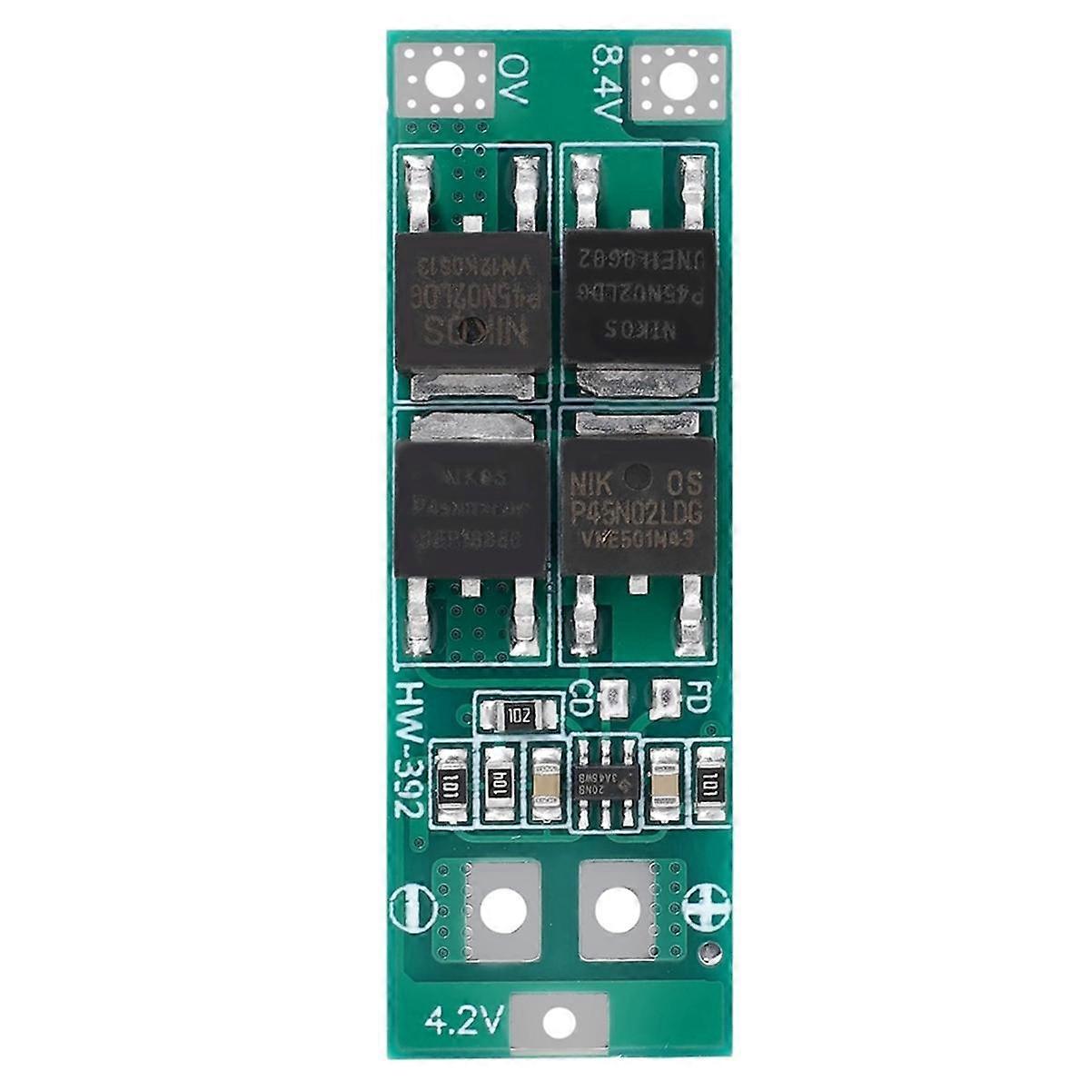 2S 20A 7.4V 8.4V 18650 Lithium Battery Protection Board Board Standard Version Battery Protection Board