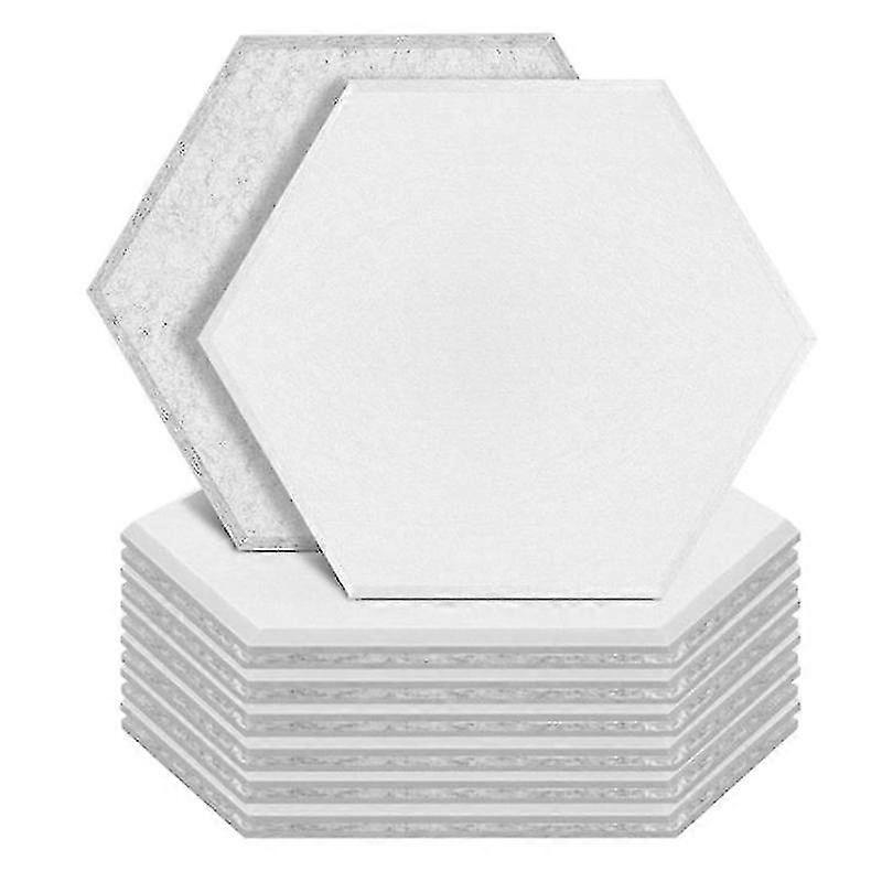 12 Pcs Hexagon Acoustic Panels Beveled Edge Sound Proof Foam Panels,sound Proofing Padding,acoustic