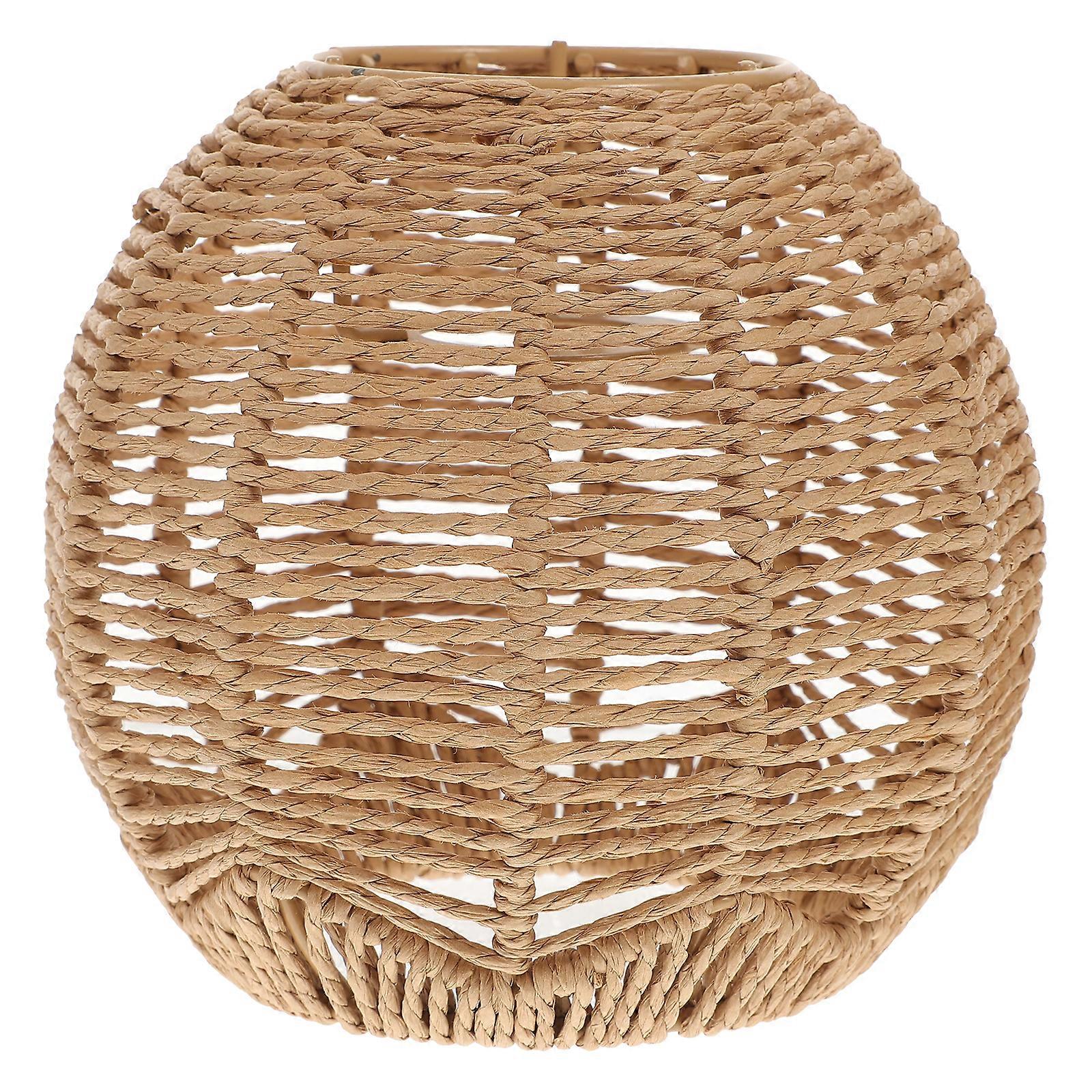 Woven Lamp Shade Ceiling Light Shade Chandelier Lamp Shade Weaving Lamp Cover