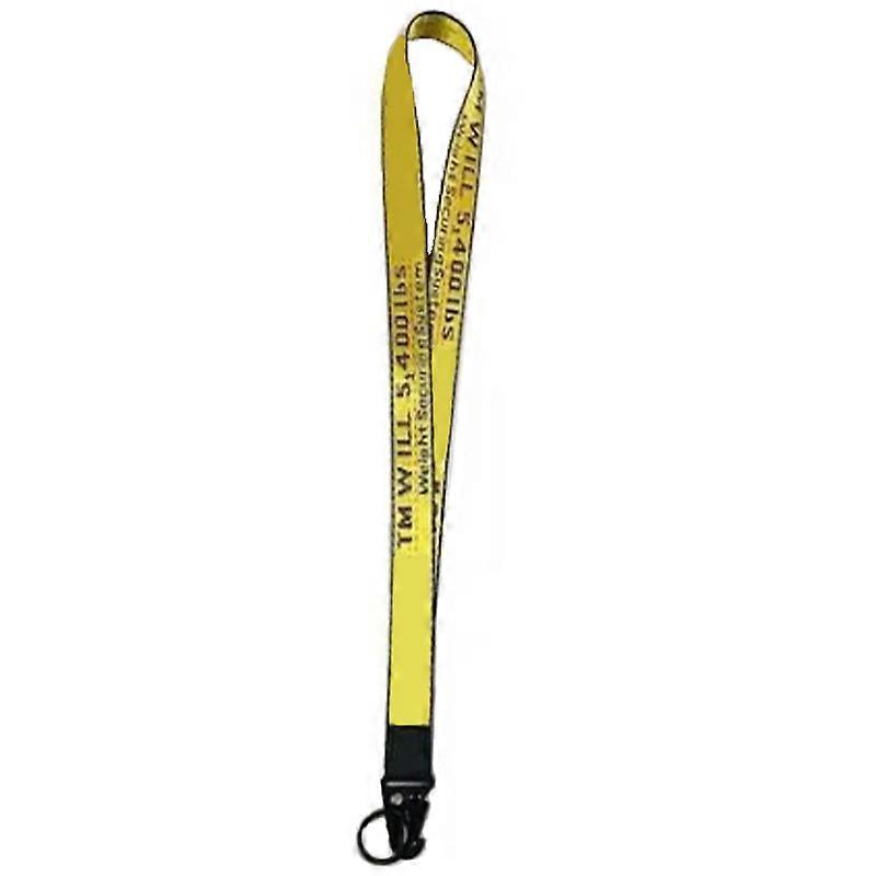 Wristlet Lanyard High Toughness Yellow 47cm Length Wristlet Strap for Attaching Keys Wallets Cameras
