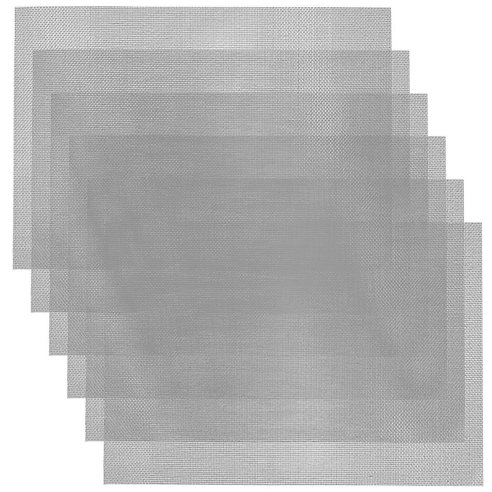 6pcs Garden Fence Barrier Stainless Steel Wire Net Mesh Window Screen Wire Netting