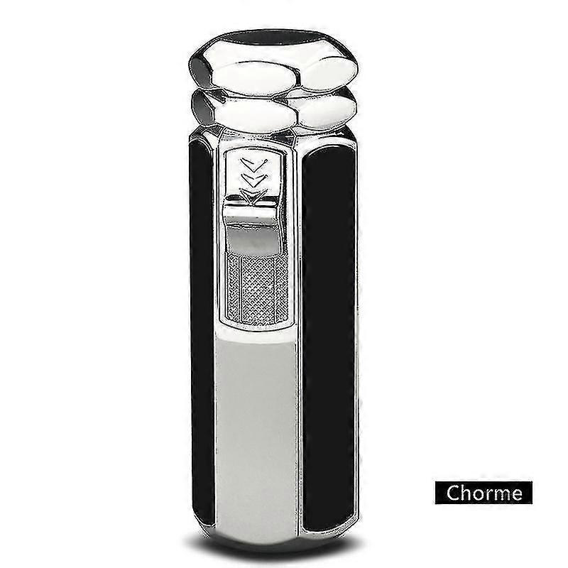 Cigar Lighter Adjustable Quadruple Jet Flame Lighter Refillable Lighter Pen Jet_b-yky