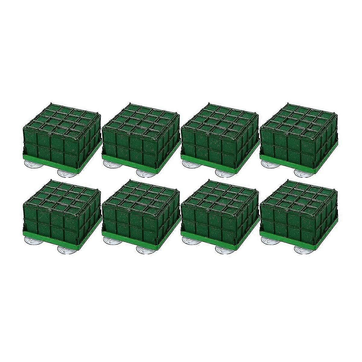 Çiçekler İçin 8 Parça Kafes Çiçek Köpüğü Kare Çiçek Köpük Kafes Çiçek Tutucu Fl İçin Çiçek Köpüklü