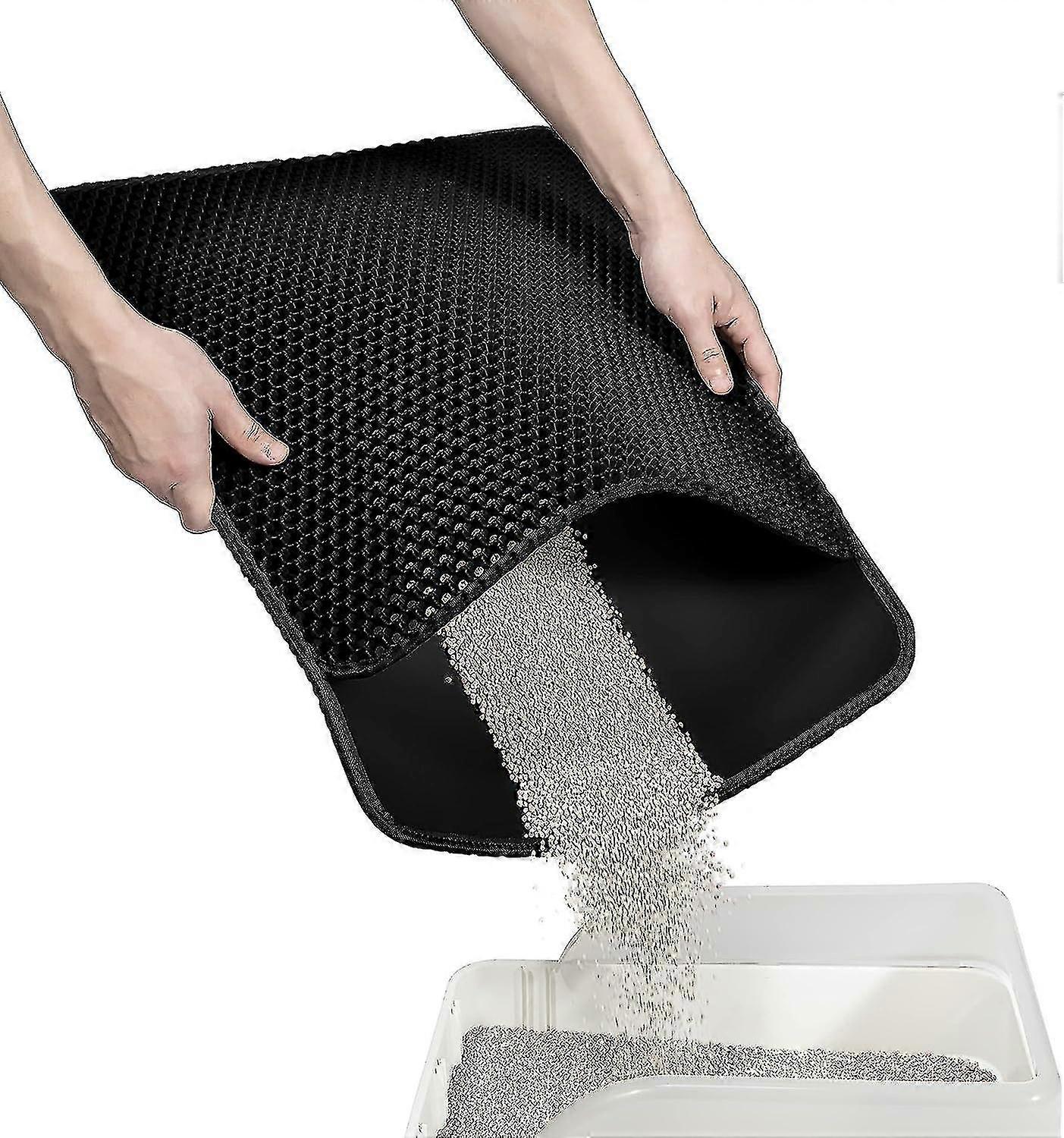 Cat Litter Mat (40*50cm, Black)