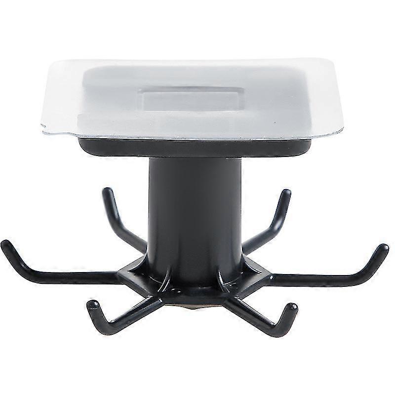 Kitchen Hook Rotating Storage Rack Bathroom Hanger Wall Dish Drying Rack Holder