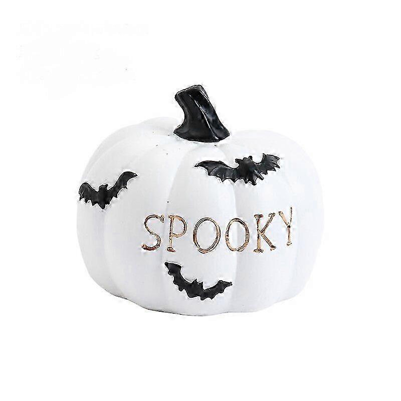 Hot Halloween Pumpkin Resin Ornaments Table Decoration Garden Scary Atmosphere Decorative Props Fall Thanksgiving Harvest Home Decor